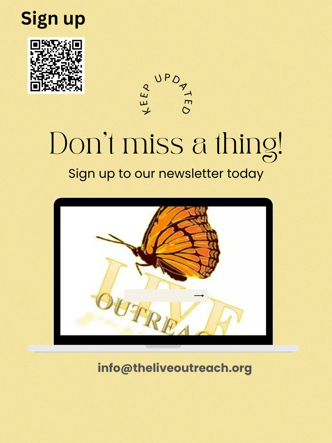 Stay up to date with our newsletter